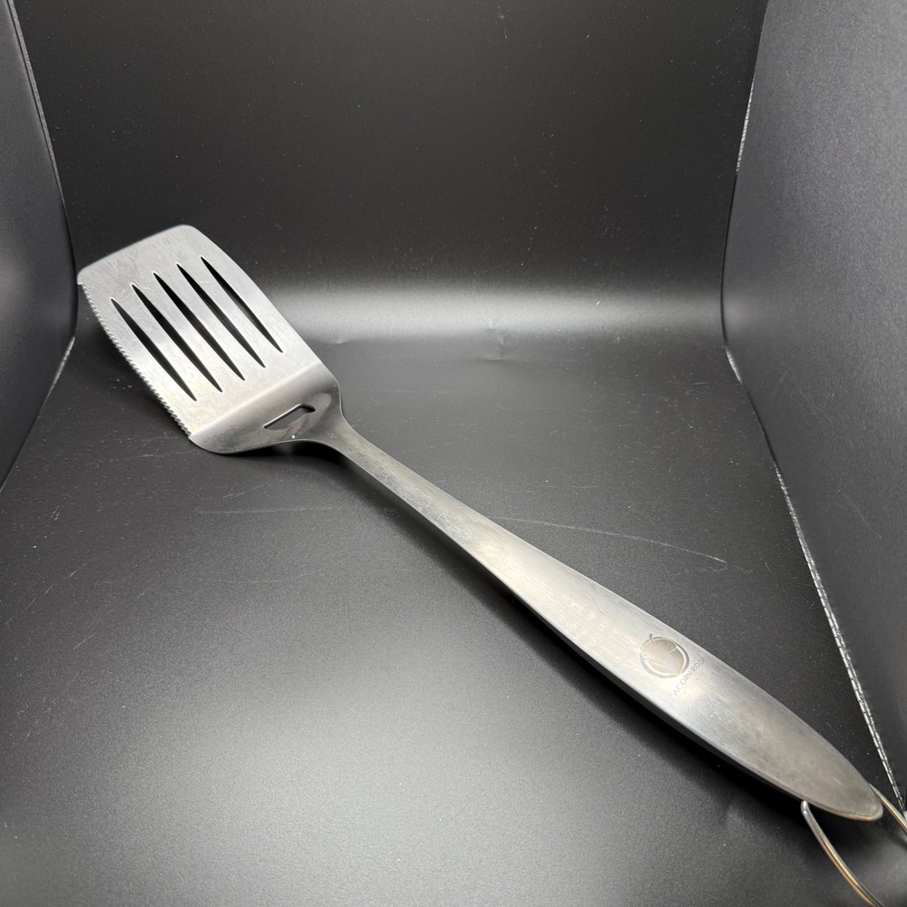 Acorn Ridge Stainless Steel BBQ Spatula Slotted Grill Turner Bottle Opener17.5in